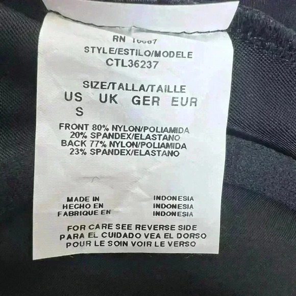 Penbrooke Chlorine Resistant One‎ Piece Black Size Small Swim Suit - Picture 11 of 12